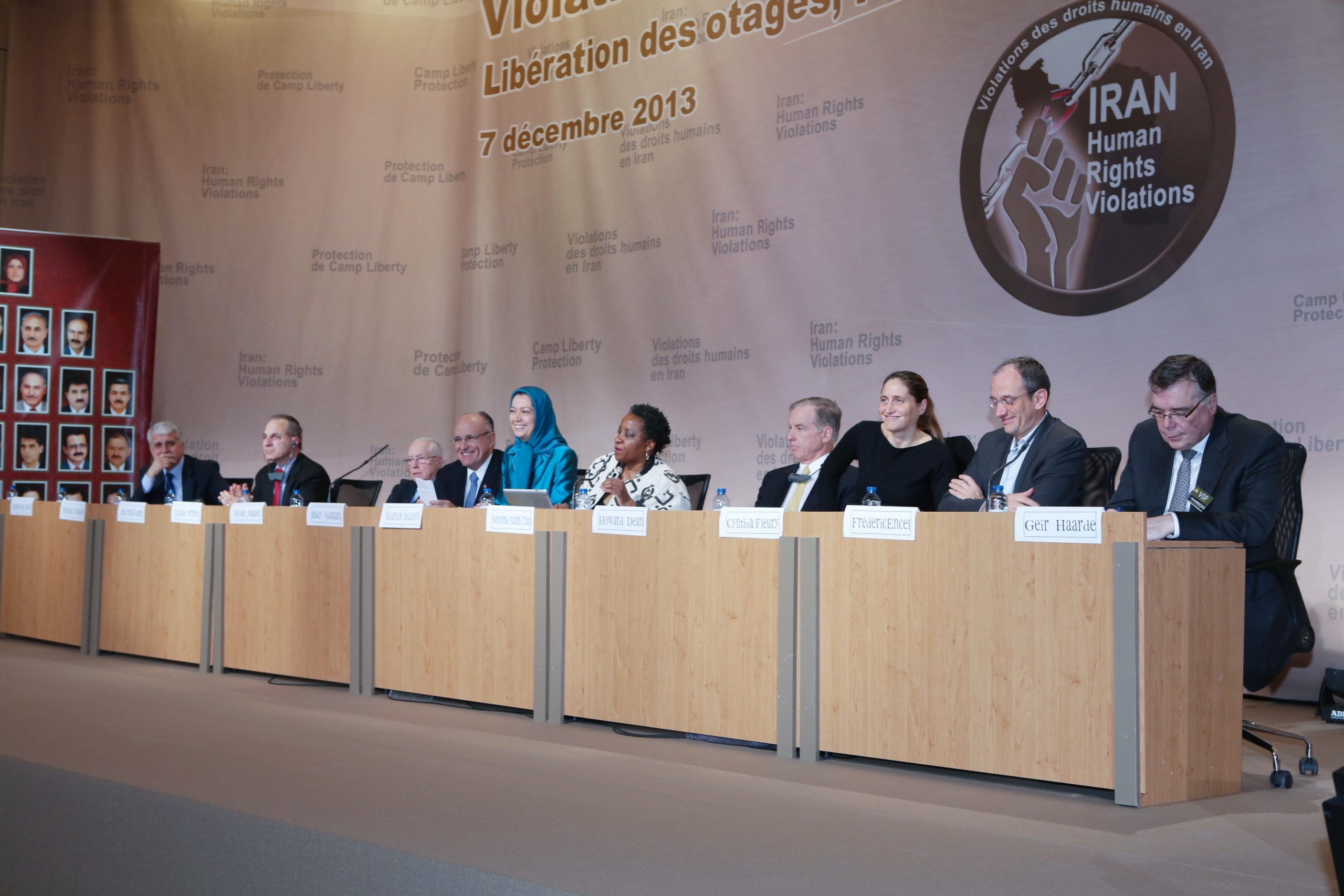 كلمة مريم رجوي في المؤتمر الدولي في باريس عشية اليوم العالمي لحقوق الانسان