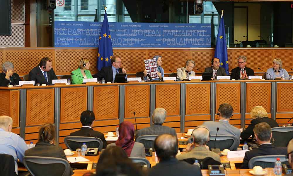 كلمة مريم رجوي في المؤتمر الدولي فيما يتعلق بايران في البرلمان الاوربي