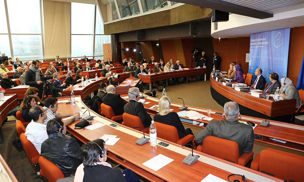 مؤتمر في المجلس الاوربي- استراسبورغ تحت شعار « أزمة الارهاب والتشدد»