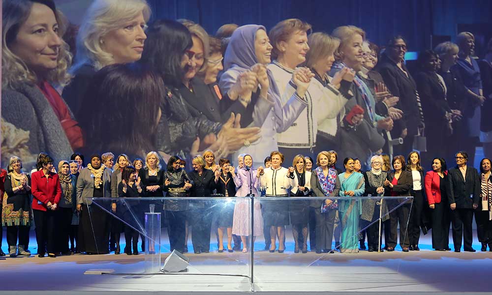 مريم رجوي في مؤتمر عيد المرأة العالمي: عنصر التحدي للتطرف الإسلامي هو قوة المرأة
