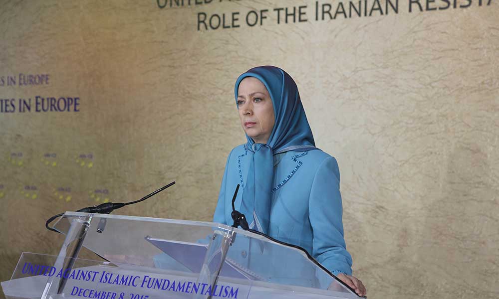 مريم رجوي: يجب استحصال حقوق الإنسان والحرية المخطوفة في إيران بالنضال