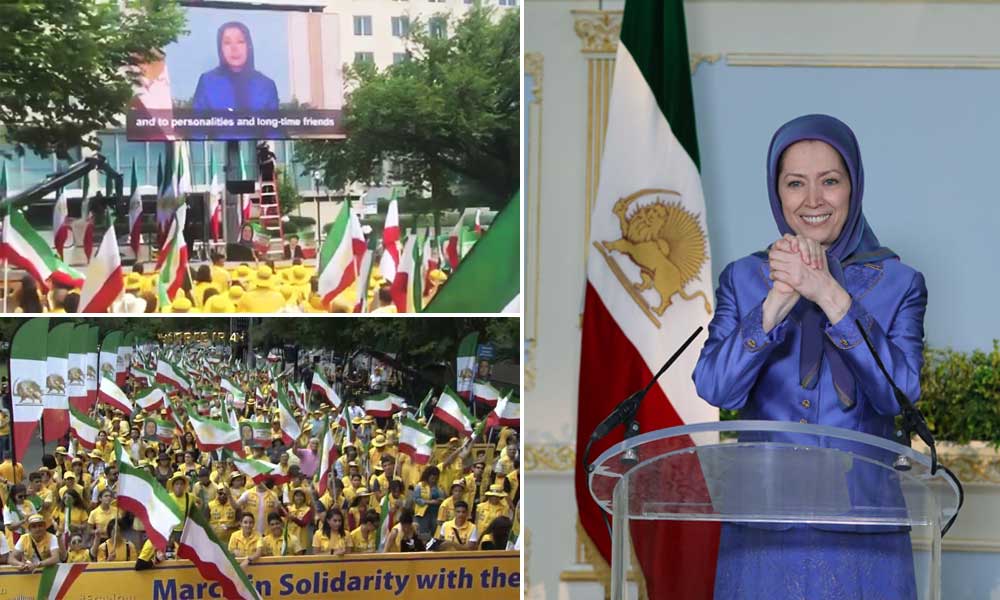مريم رجوي: الشعب الإيراني يستمع أنشودتكم وما تصدح به حناجركم بأبلغ الكلمات المعبّرة عن الحرية