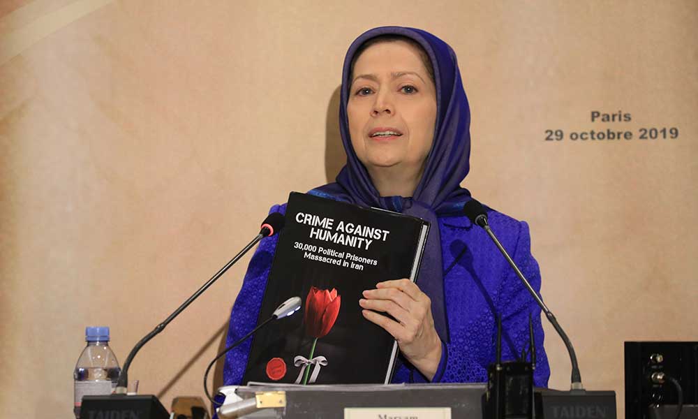 مريم رجوي: على السياسة الأوروبية والفرنسية أن تكون بجانب الشعب الإيراني ومطالبه المشروعة