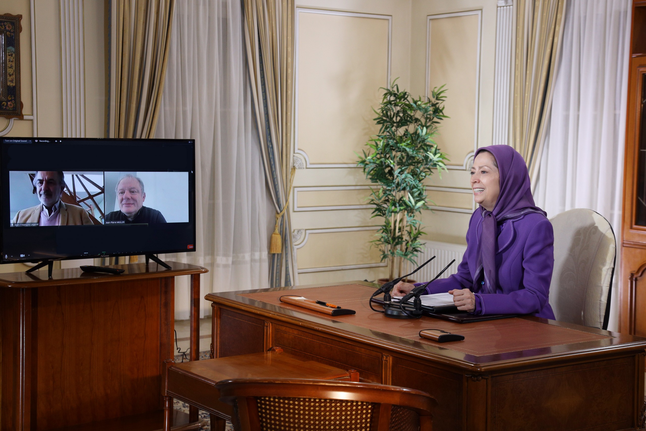 لقاءات مريم رجوي في بداية العام الإيراني الجديد