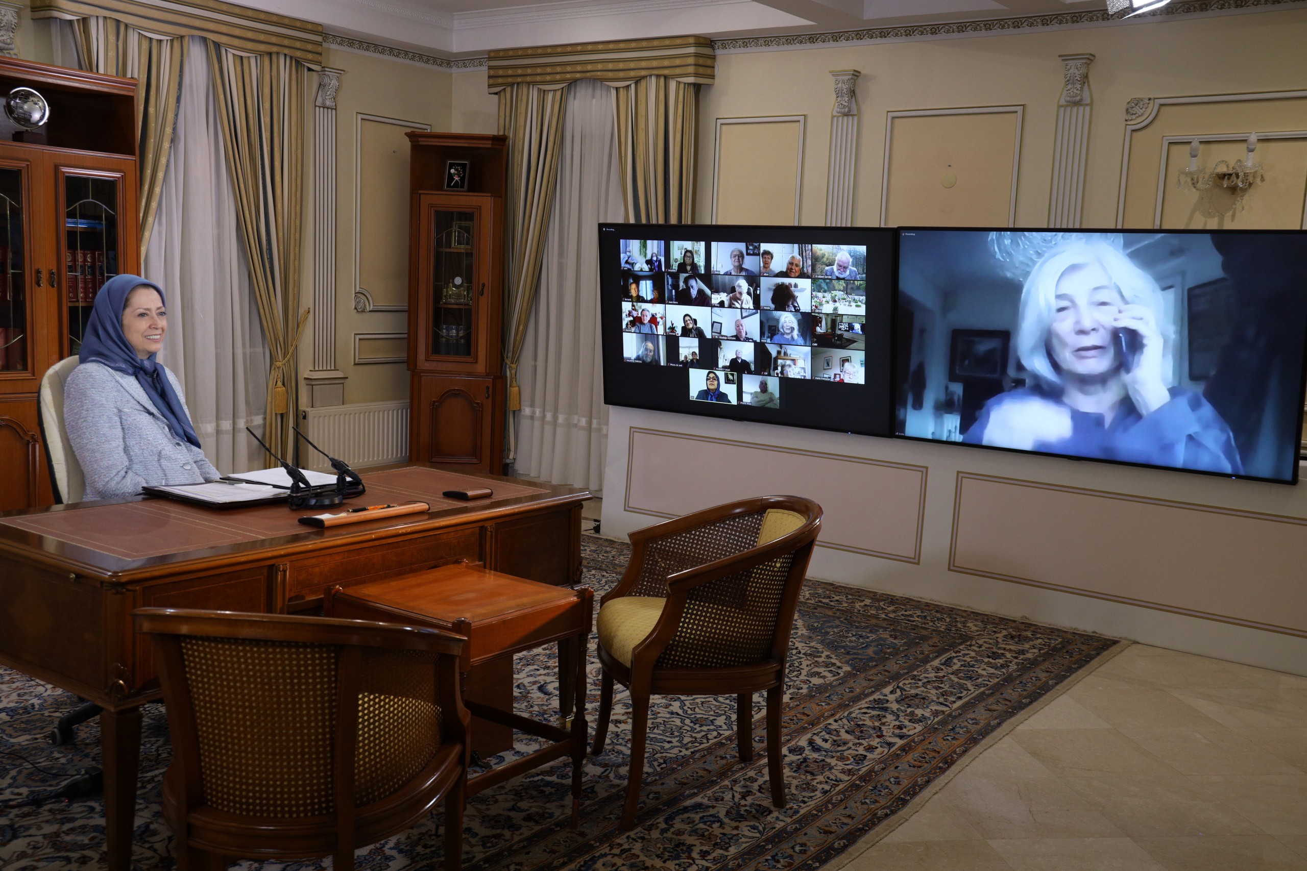 لقاءات مريم رجوي في بداية العام الإيراني الجديد