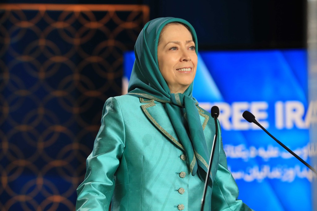 مريم رجوي: المقاومة الإيرانية هي خارطة طريق الحرية والديمقراطية