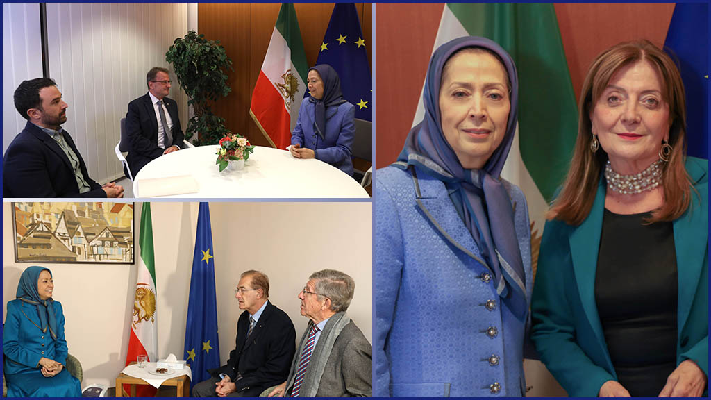 لقاءات أعضاء البرلمان الأوروبي مع مريم رجوي في ستراسبورغ