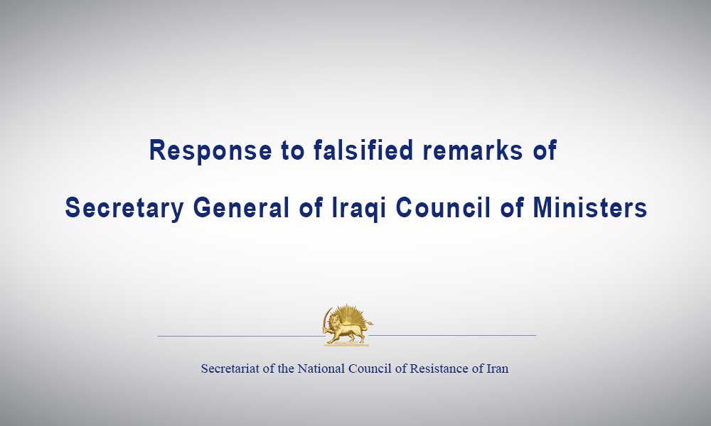 Response to falsified remarks of Secretary General of Iraqi Council of Ministers