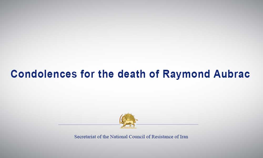 Condolences for the death of Raymond Aubrac