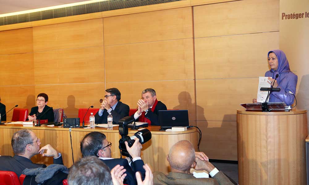 Meeting in French Senate with Senators from various political parties