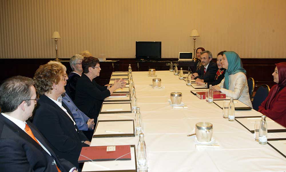 Maryam Rajavi Meets with German Parliamentary Delegations in Berlin