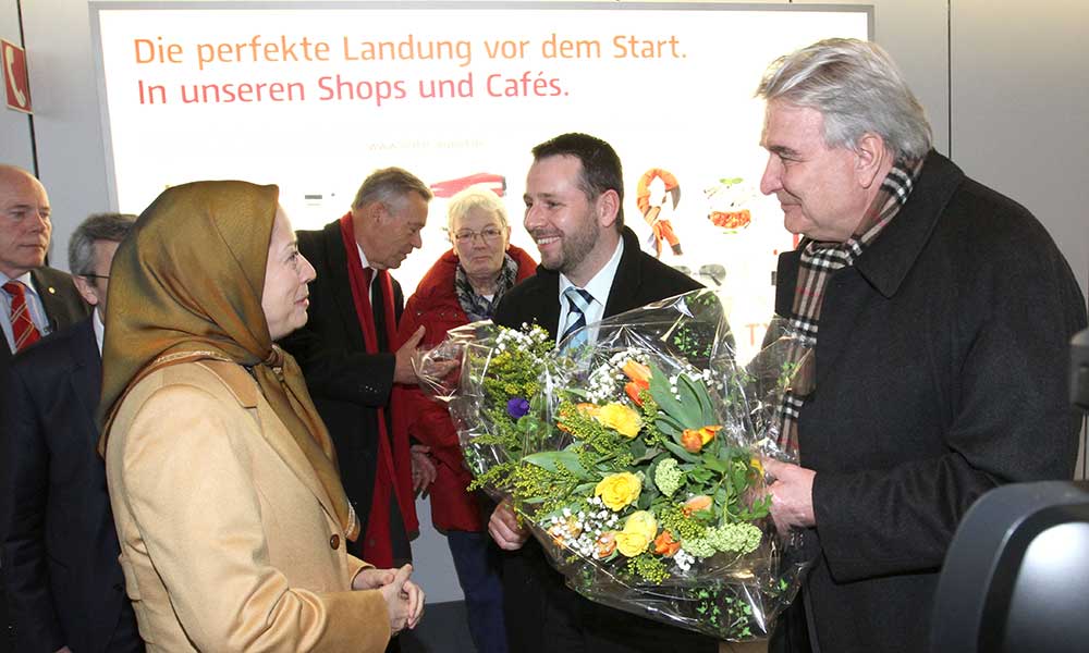 Mayram Rajavi arrives in Germany