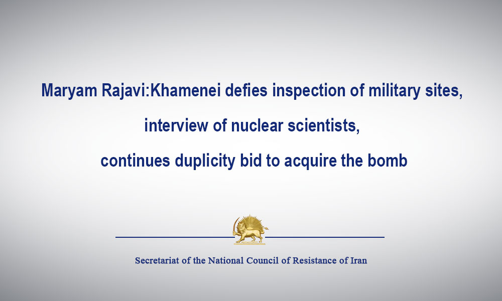Khamenei defies inspection of military sites to acquire the bomb