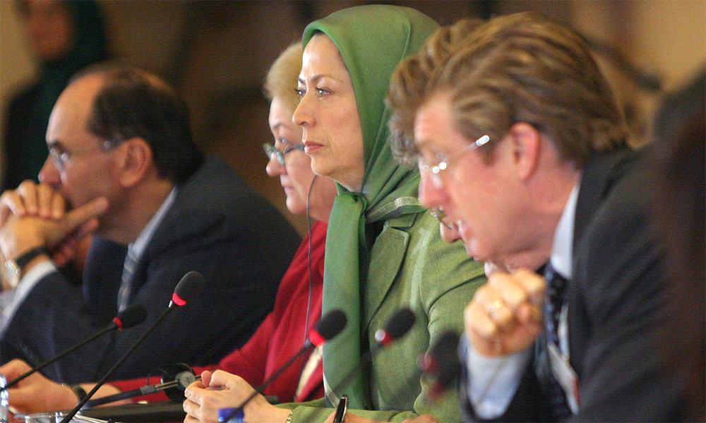 Maryam Rajavi at the european parliament on Iran’s Nuclear Accord