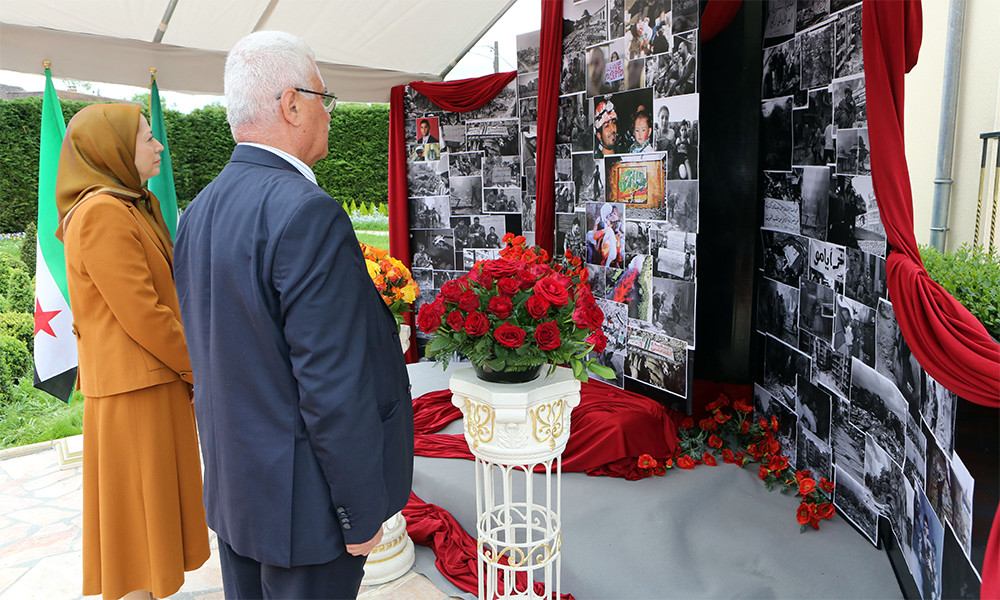 Maryam Rajavi Meeting with George Sabra