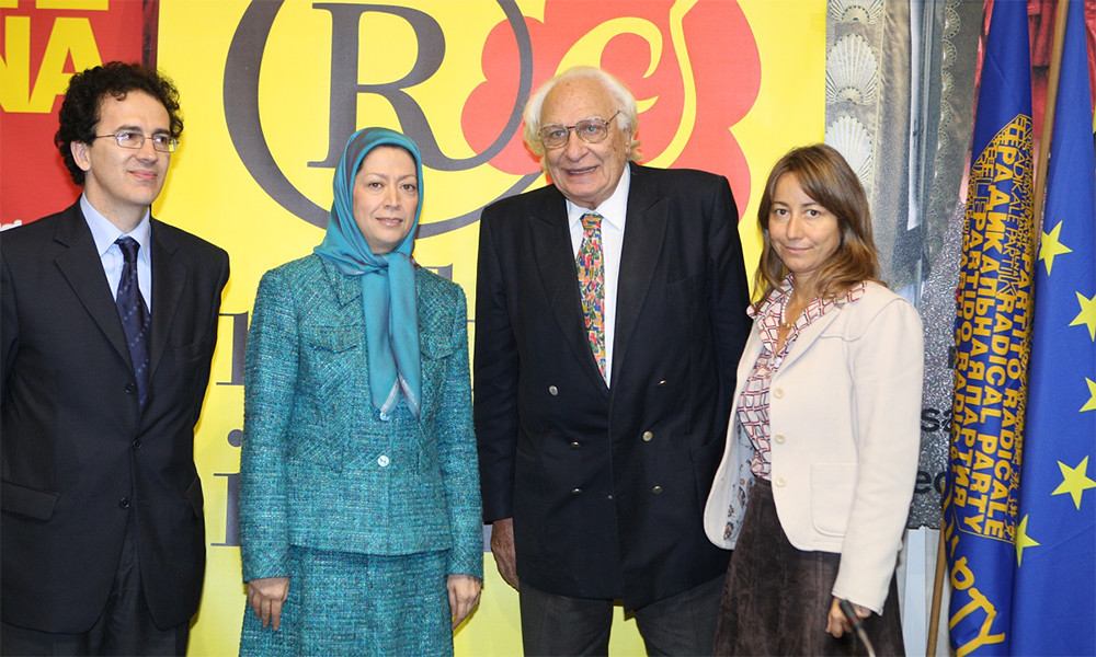 Maryam Rajavi: Paying tribute to Italy’s aware conscience, Marco Pannella