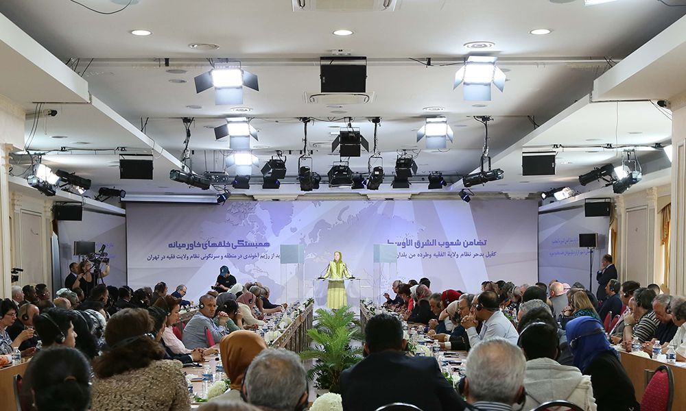 Maryam Rajavi calls on int’l community, regional countries to adopt firm policy to evict Iran from Middle East