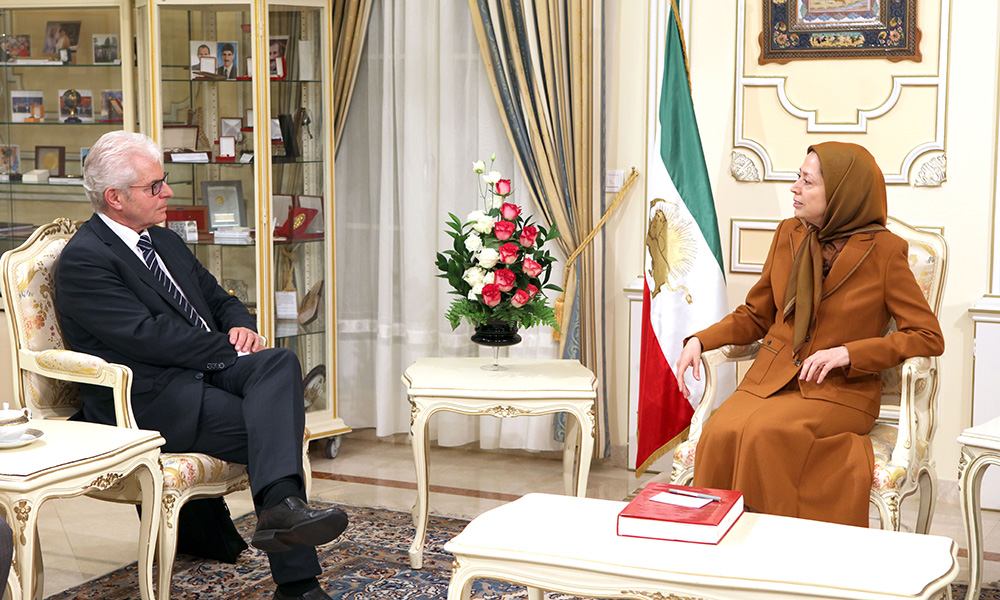 Maryam Rajavi meets Austrian MEP Heinz Becker