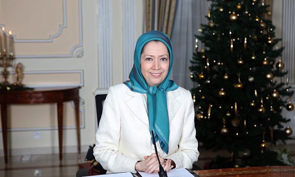 Maryam Rajavi’s Christmas and New Year’s Greetings