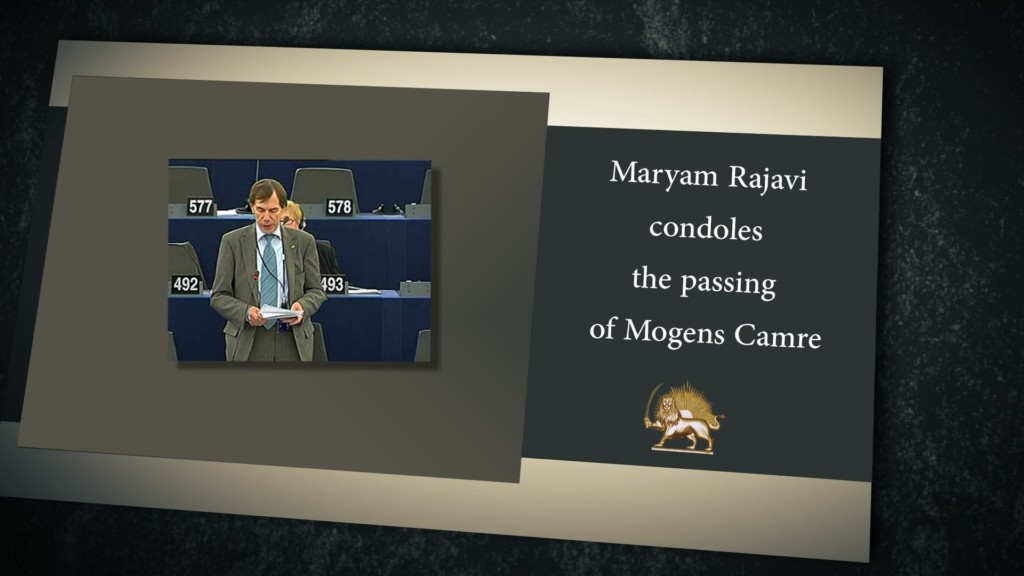 Maryam Rajavi condoles the passing of Mogens Camre