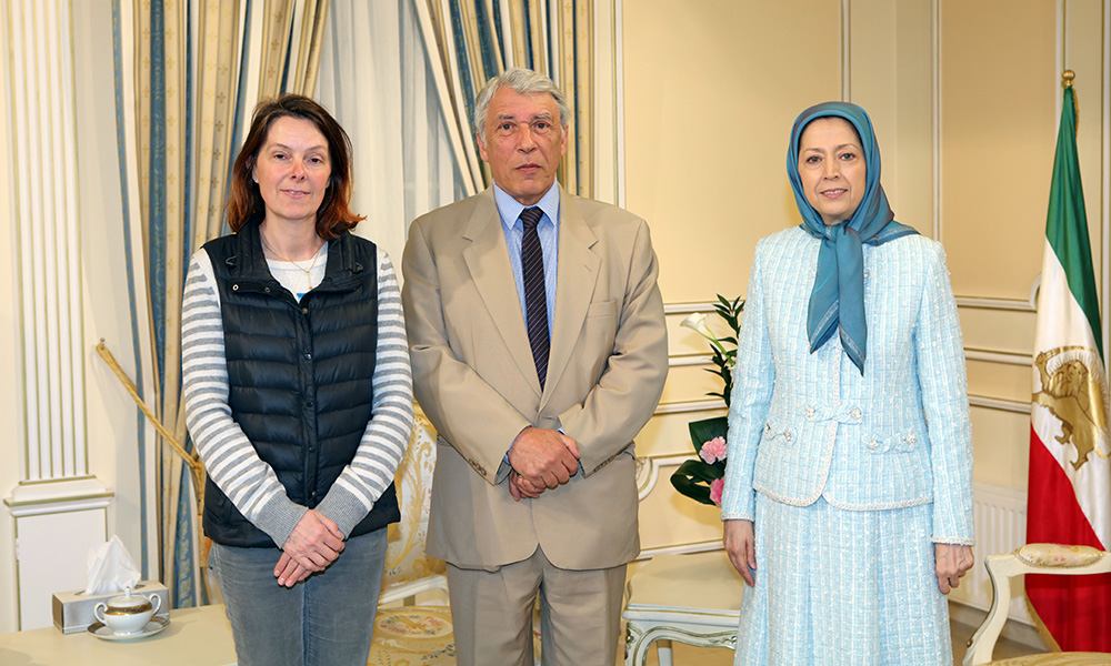 Maryam Rajavi Meets with Gilbert Mitterrand