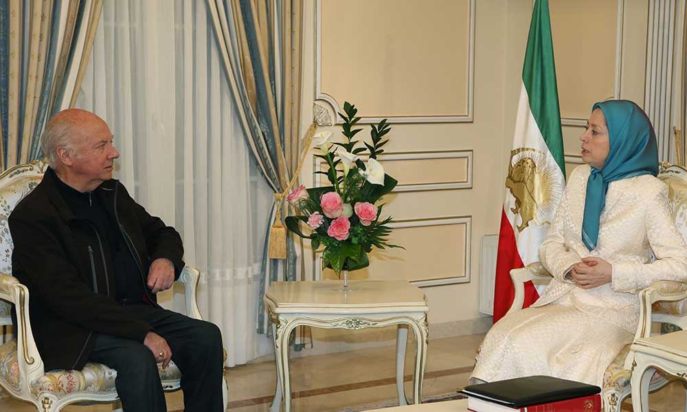 Maryam Rajavi Meets Bishop Gaillot-Solidarity for peace and fraternity