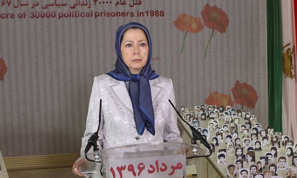 Justice seeking movement has shaken up the regime relying on massacre- Maryam Rajavi’s message on the anniversary of the 1988 massacre