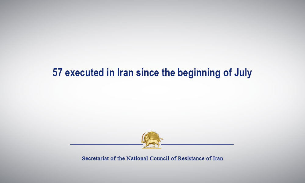 57 executed in Iran since the beginning of July