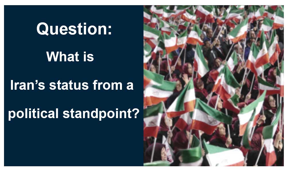 Question: what is Iran’s status from a political standpoint?