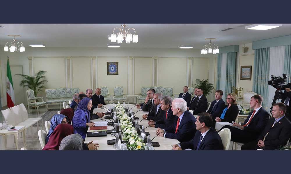 Senior U.S. Senate Delegation, Maryam Rajavi meet in Tirana, the Albanian Capital