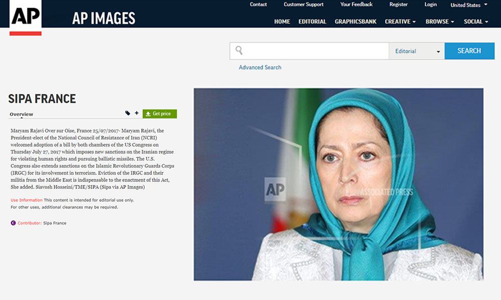 Maryam Rajavi welcomes new sanctions act on Iranian regime by US Congress