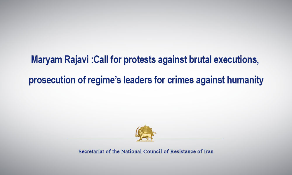 Iran:101 executions registered in July 2017, include two women, dozens of youngsters and two executions in public- Maryam Rajavi :Call for protests against brutal executions, prosecution of regime’s leaders for crimes against humanity