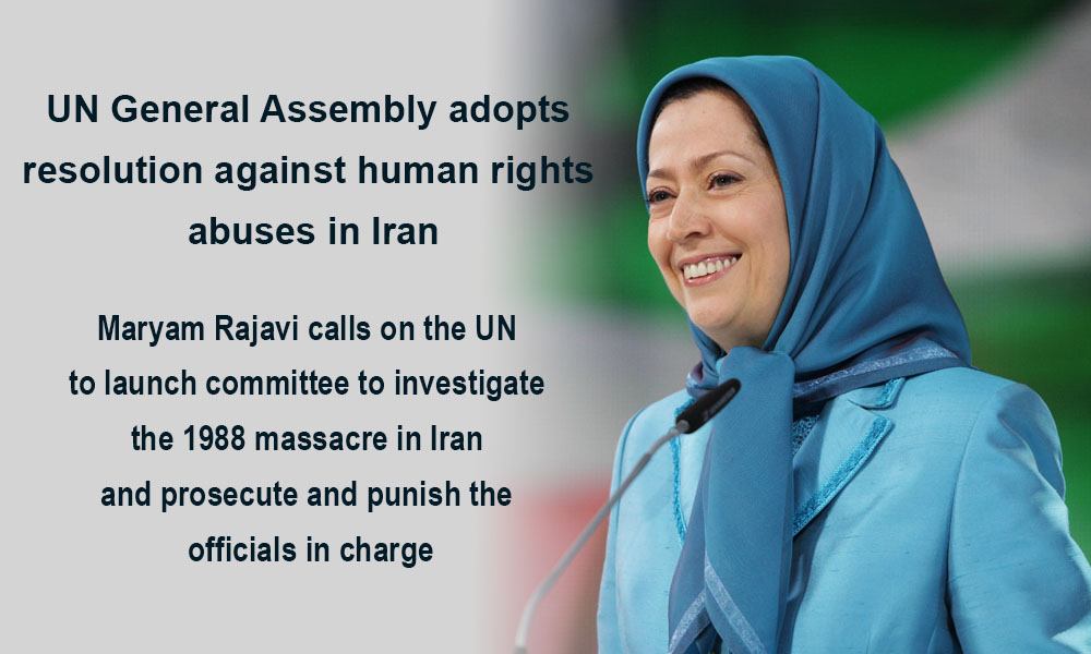 UN General Assembly adopts resolution against human rights abuses in Iran