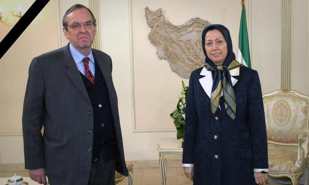 Maryam Rajavi extends condolences on the death of David Vaughan, prominent UK barrister