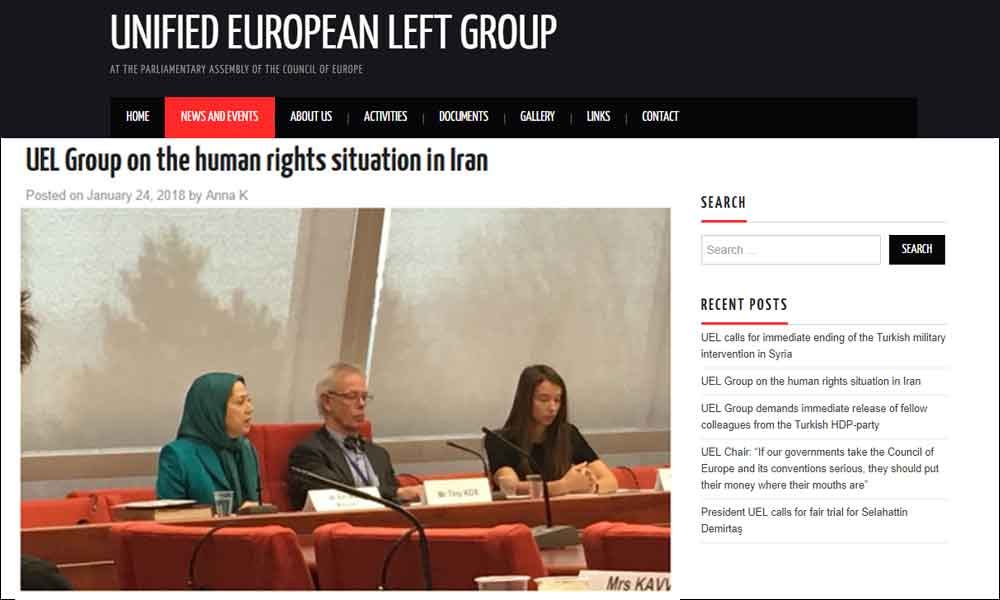 UEL Group on the human rights situation in Iran