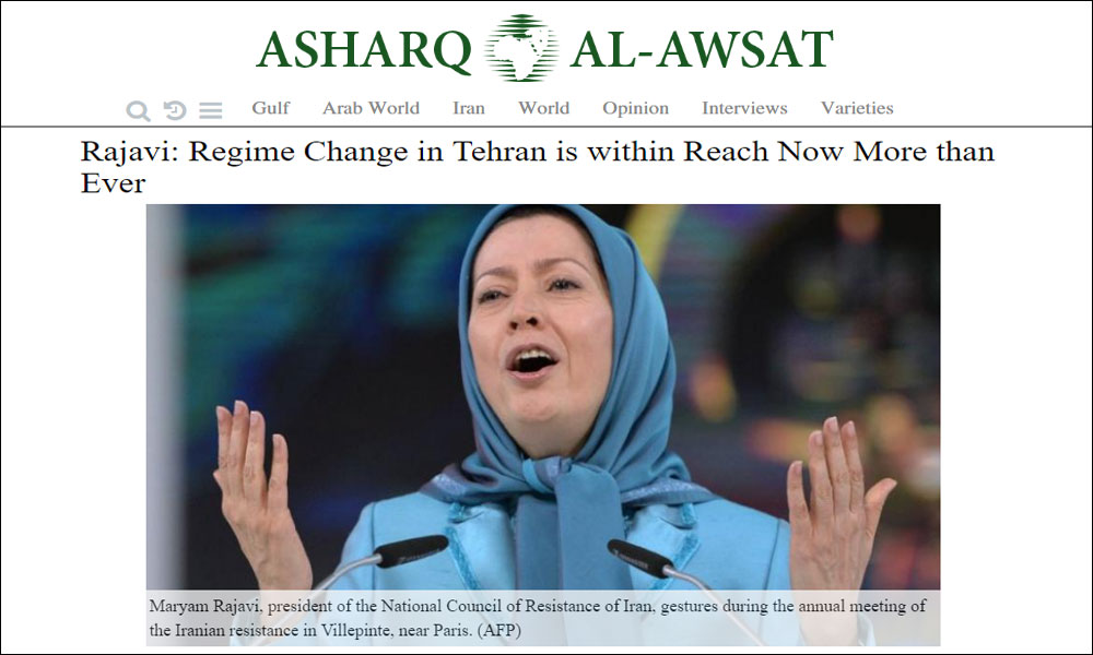 Rajavi: Regime Change in Tehran is within Reach Now More than Ever