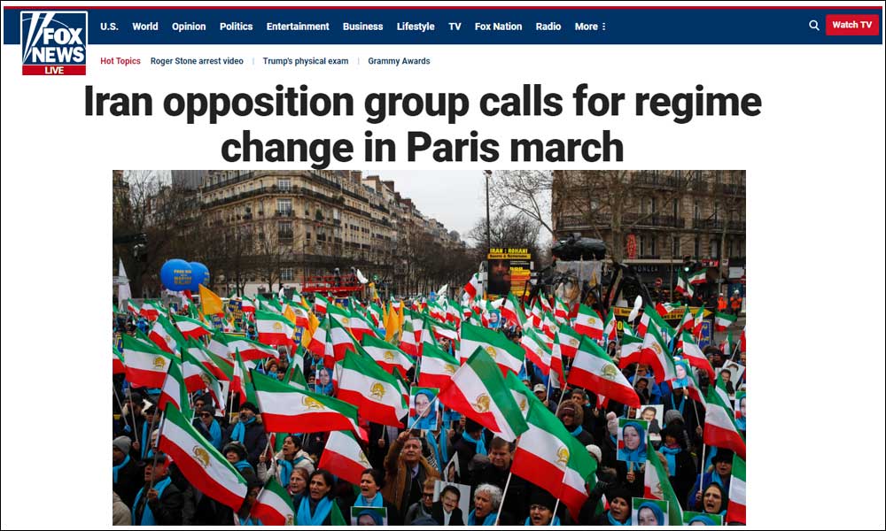 Iran opposition group calls for regime change in Paris march