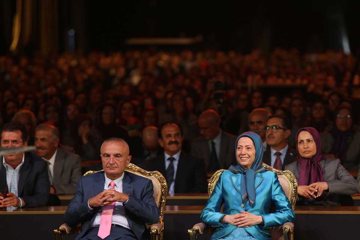 Albanian President Ilir Meta visits Ashraf 3 and meets Mrs. Rajavi