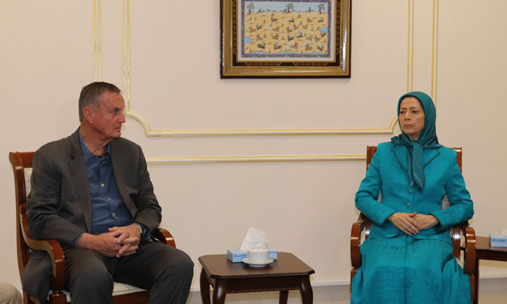 General James Jones meets Mrs. Rajavi, visits Ashraf 3