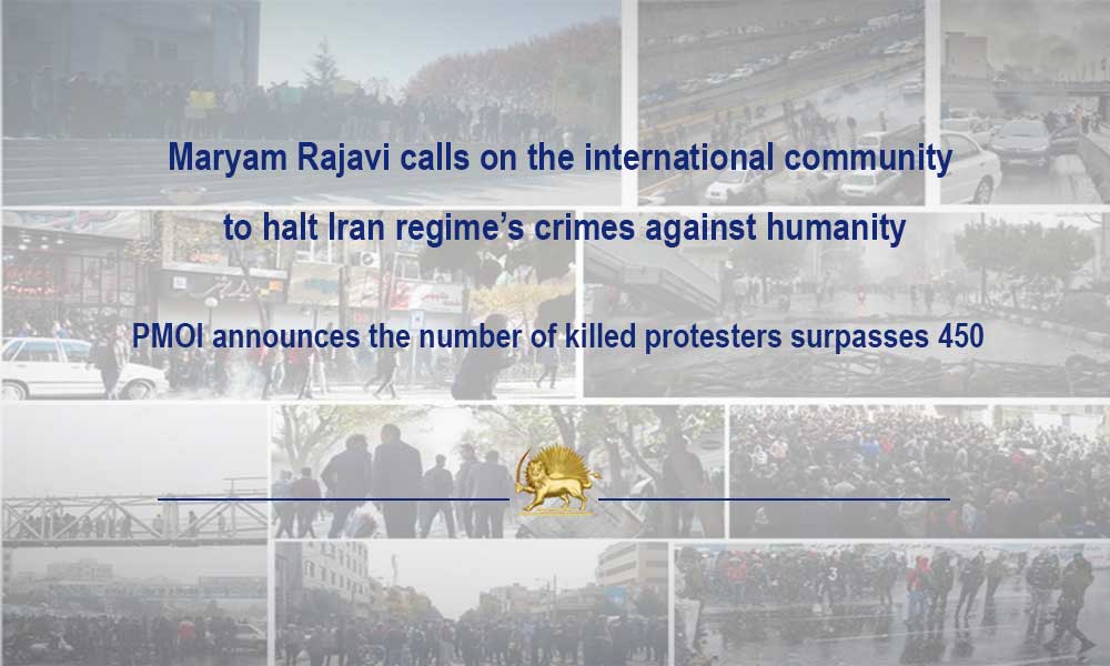Maryam Rajavi calls on the international community to halt Iran regime’s crimes against humanity