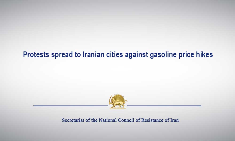 Protests spread to Iranian cities against gasoline price hikes