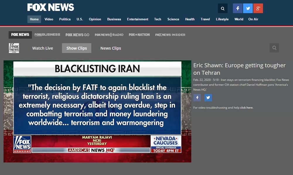 FOX News Europe getting tougher on Tehran
