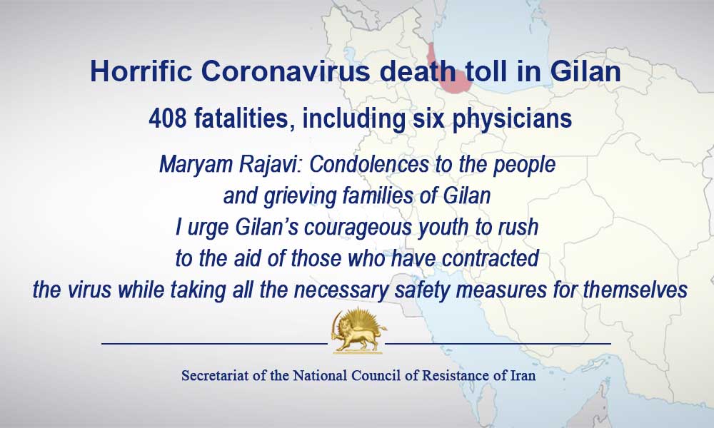 Horrific Coronavirus death toll in Gilan- 408 fatalities, including six physicians