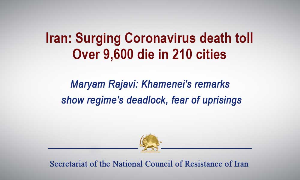 Iran: Surging Coronavirus death toll Over 9,600 die in 210 cities