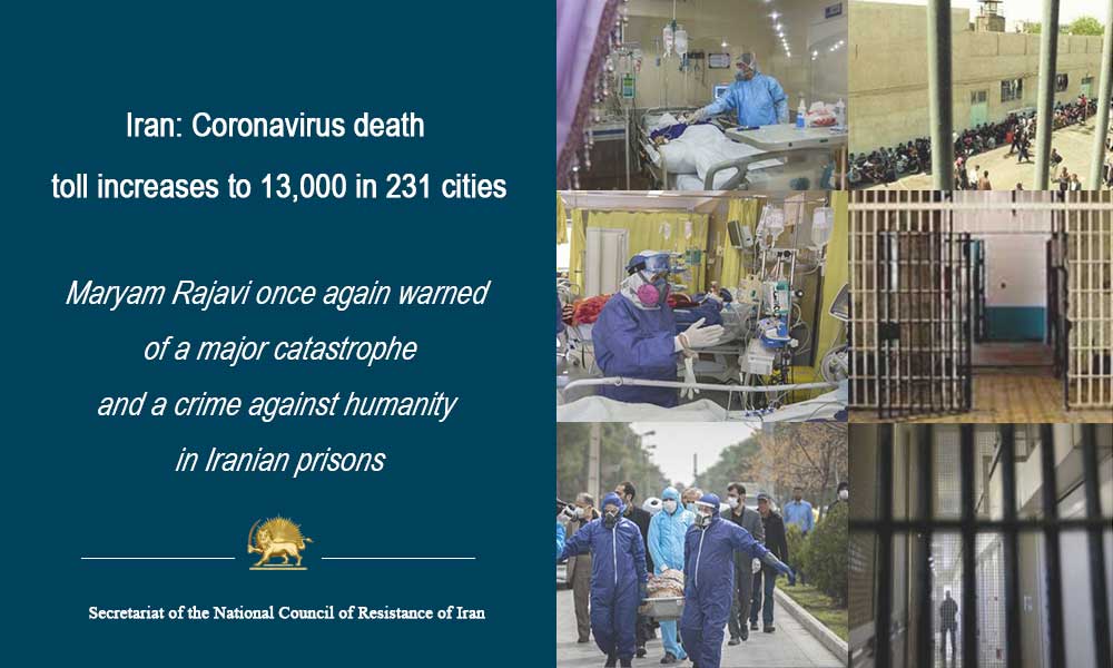 Iran: Coronavirus death toll increases to 13,000 in 231 cities