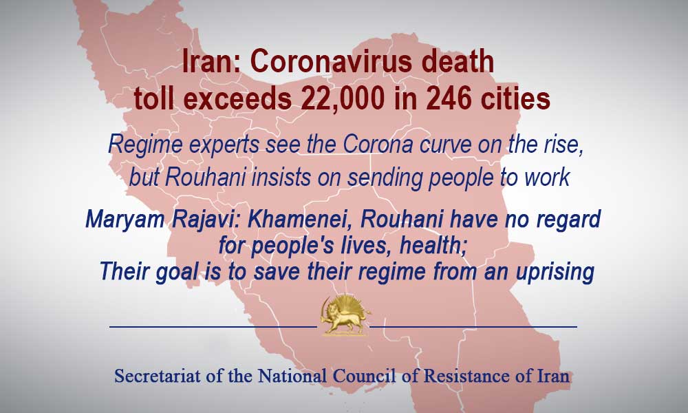 Iran: Coronavirus death toll exceeds 22,000 in 246 cities