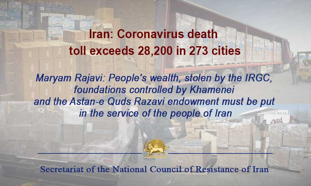 Iran: Coronavirus death toll exceeds 28,200 in 273 cities