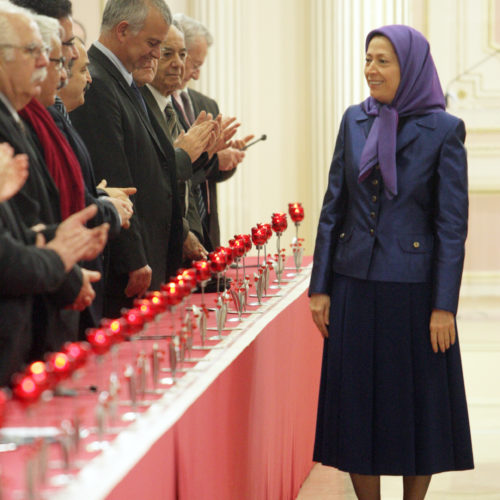 Maryam_Rajavi_Commemoration of Camp Liberty Martyrs