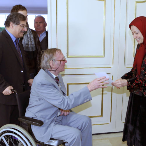 Gathering of sympathizers of the Iranian resistance in France - Auvers-sur-Oise 12 January 2014