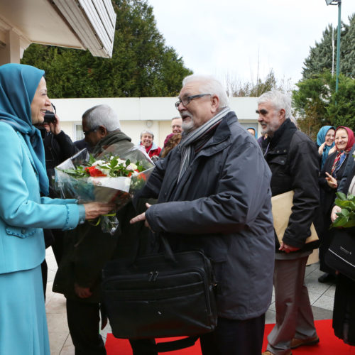 Maryam Rajavi, Meeting with British delegation- Auvers sur Oise- 27 January 2014